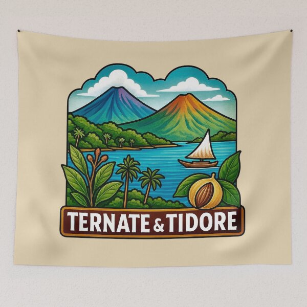 Item preview, Ternate & Tidore -- Spice Islands of Indonesia designed and sold by Myra365Art.