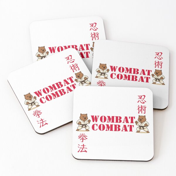 Item preview, Wombat Combat Martial Arts Australian Animal  designed and sold by pUNKnown.