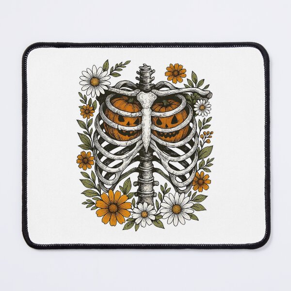 Item preview, Retro Halloween Ribcage Pumpkins designed and sold by Julianlindelof.