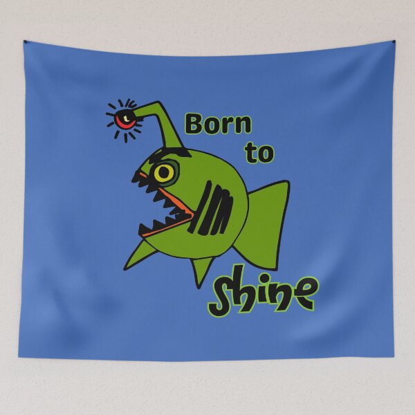 Item preview, Born to Shine Anglerfish by Everything Eli designed and sold by EverythingEli.