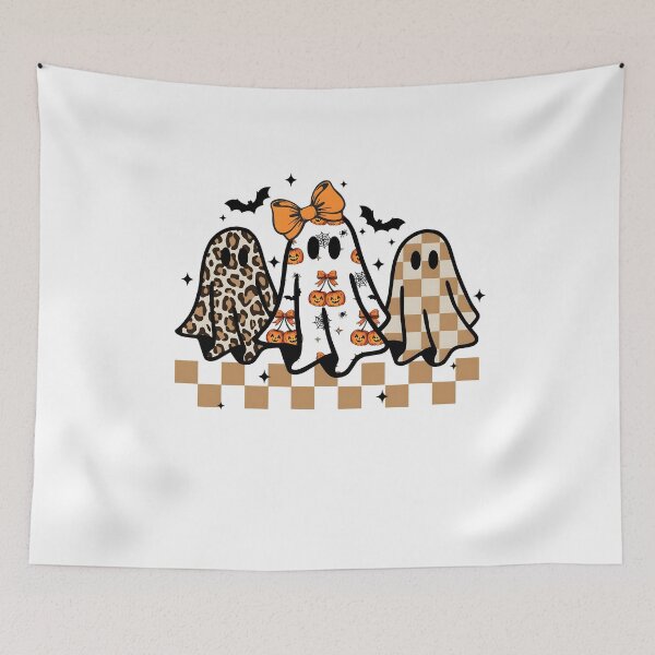 Item preview, Coquette Halloween Ghost Leopard designed and sold by Julianlindelof.