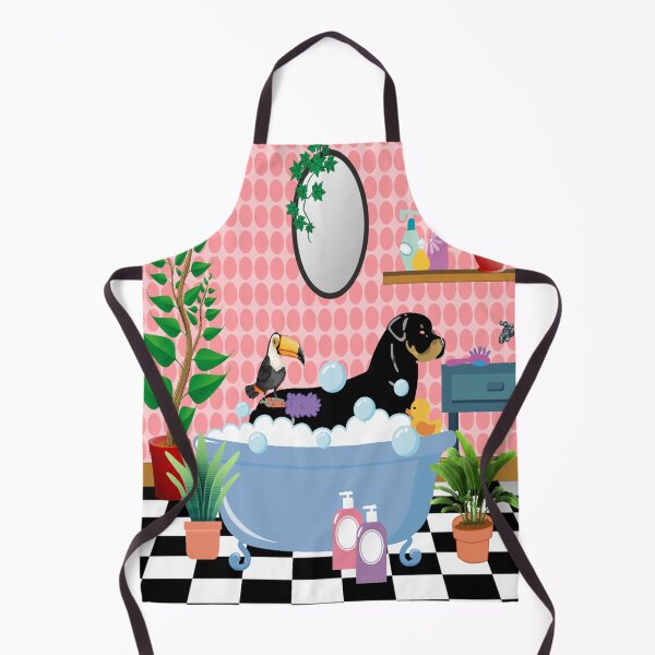 Item preview, Toucan Washing Dog in a Bathtub designed and sold by jantulov.