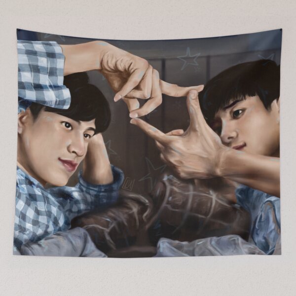 Item preview, "Bonding" - HeartLiming (Moonlight Chicken) Digital Painting designed and sold by MintyLix.