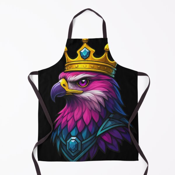 Item preview, Regal Majestic Eagle King Wearing Golden Crown and Gemmed Armor in Vibrant Fantasy Style Powerful Royal Bird Illustration designed and sold by Mimoshi ⭐⭐⭐⭐⭐.