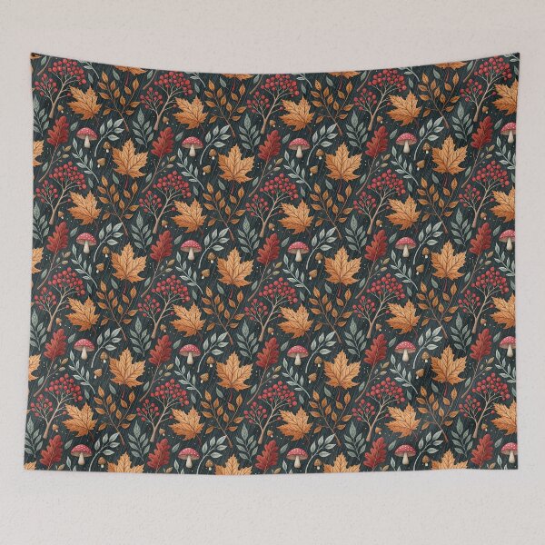 Item preview, A cozy and rustic seamless pattern for autumn designed and sold by Merrylands Artshop.