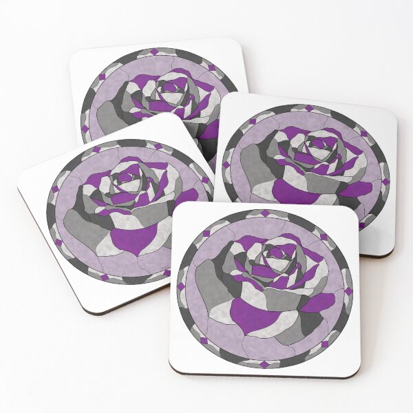 Item preview, Ace Pride Rose designed and sold by Oneiromancer’s Trove .