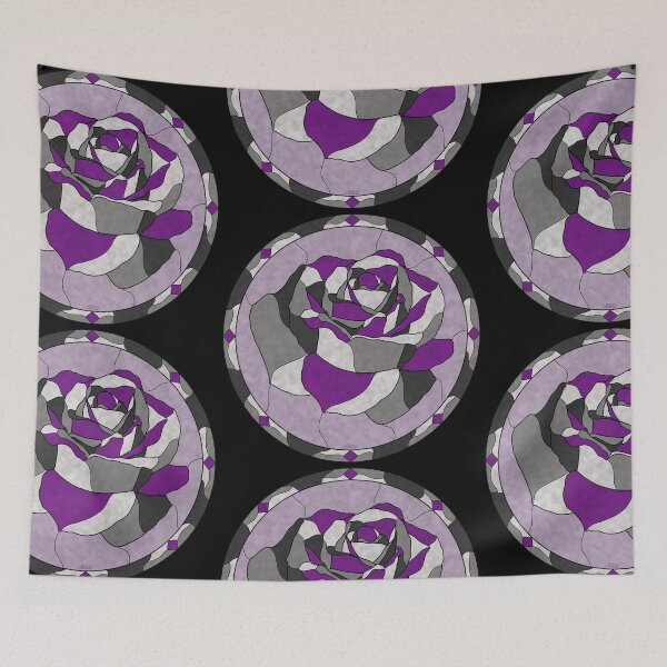 Item preview, Ace Pride Rose designed and sold by Oneiromancer’s Trove .