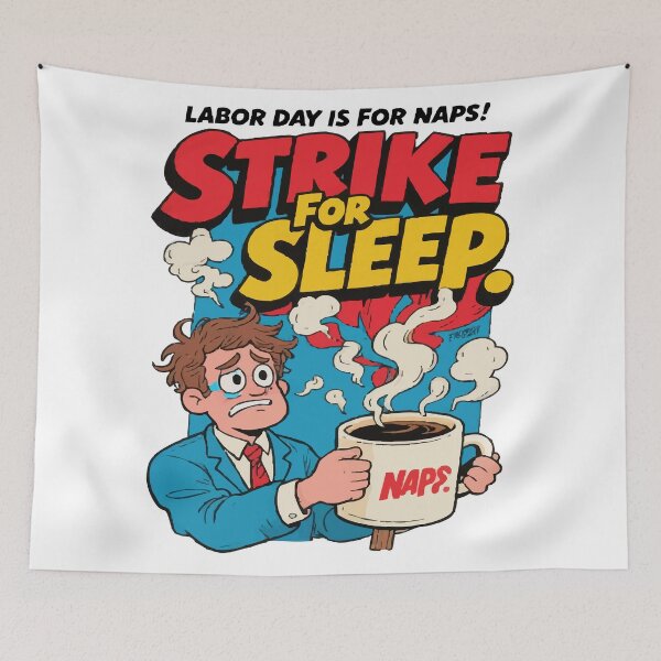 Item preview, LABOR DAY Coffee Strike Mode designed and sold by Uglyandcute.