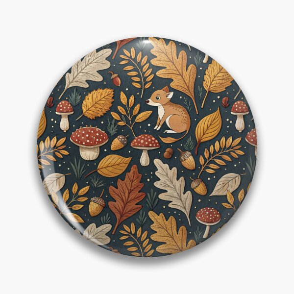 Item preview, A cozy and cutesy seamless pattern for autumn designed and sold by Merrylands Artshop.