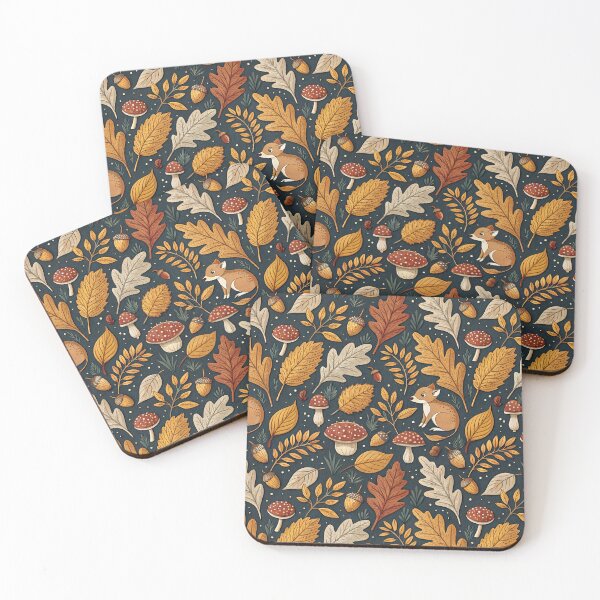 Item preview, A cozy and cutesy seamless pattern for autumn designed and sold by Merrylands Artshop.