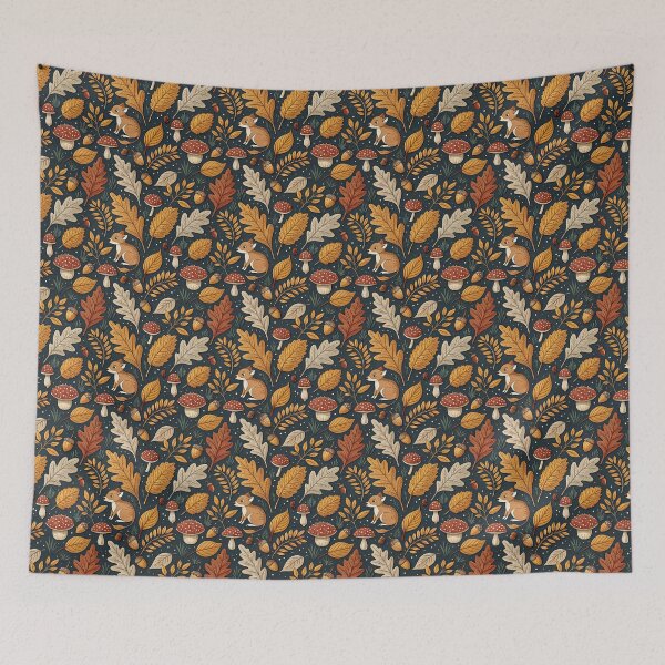 Item preview, A cozy and cutesy seamless pattern for autumn designed and sold by Merrylands Artshop.