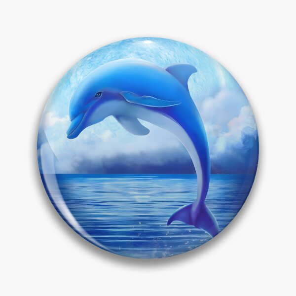 Item preview, Dolphin Wall Clock | Nautical Ocean-Inspired Home Décor designed and sold by Imaginarium Depot - ImaginariumDepot.us.