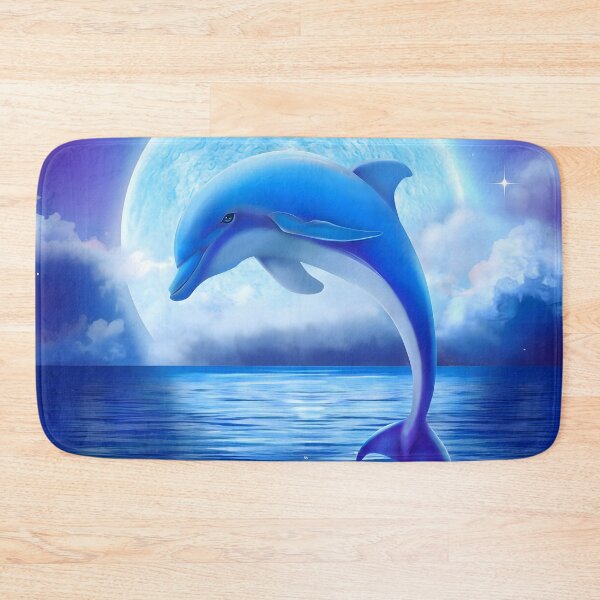 Item preview, Dolphin Wall Clock | Nautical Ocean-Inspired Home Décor designed and sold by Imaginarium Depot - ImaginariumDepot.us.