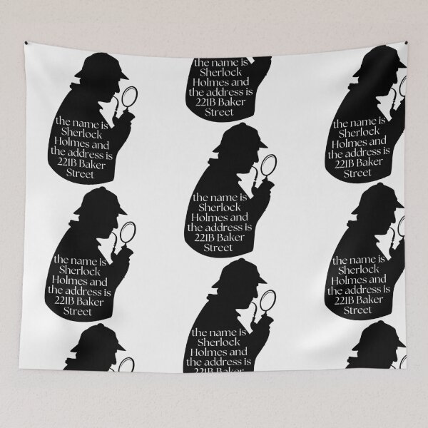 Item preview, Sherlock Holmes 221B Baker Street Design designed and sold by eggface.sandwich.