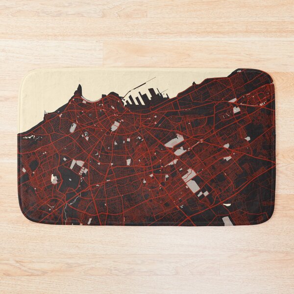 Item preview, Casablanca City Map of Morocco - Vector designed and sold by deMAP.