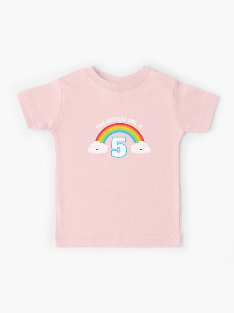 Rainbow Kids For kids Birthday T-Shirt 