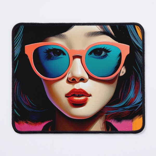 Item preview, Sunny Girl with Shades, Sunny Girl wearing Sunglasses, Sunspecs, Sunnies designed and sold by CharlottePlaceArt.