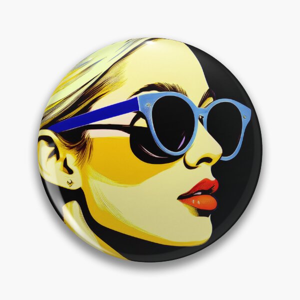 Artikelvorschau, Sunny Girl mit Sonnenbrille, Sunny Girl trägt Sonnenbrille, Sunspecs, Sunnies entworfen und verkauft von CharlottePlaceArt.