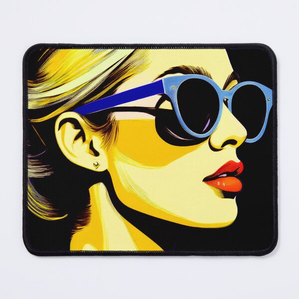 Item preview, Sunny Girl with Shades, Sunny Girl wearing Sunglasses, Sunspecs, Sunnies designed and sold by CharlottePlaceArt.