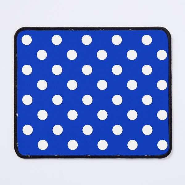 Item preview, White Polka Dots On Cobalt Blue designed and sold by POLKAIWERX.