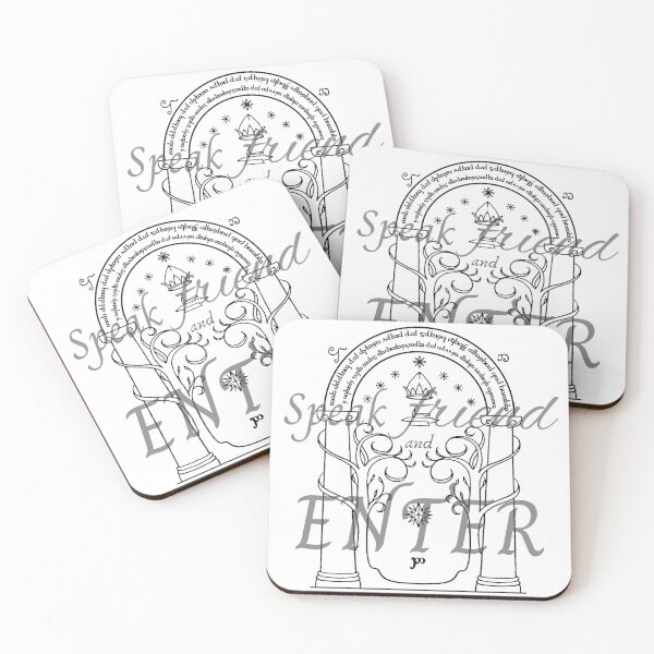 Item preview, Speak Friend and Enter Lord of the Rings Design designed and sold by eggface.sandwich.