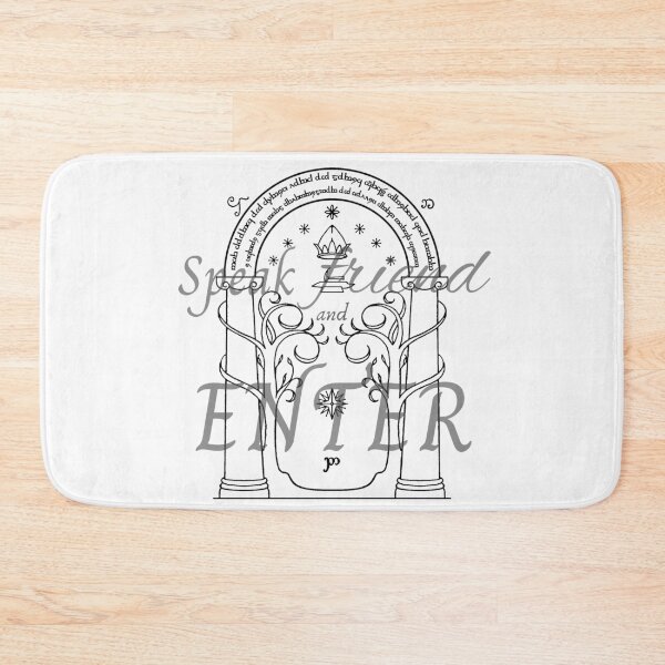 Item preview, Speak Friend and Enter Lord of the Rings Design designed and sold by eggface.sandwich.