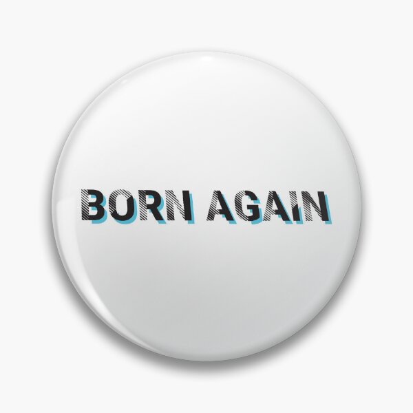 Item preview, Born Again – John 3:3 & 2 Corinthians 5:17 Minimalist Christian Faith Design designed and sold by threesixteenau.