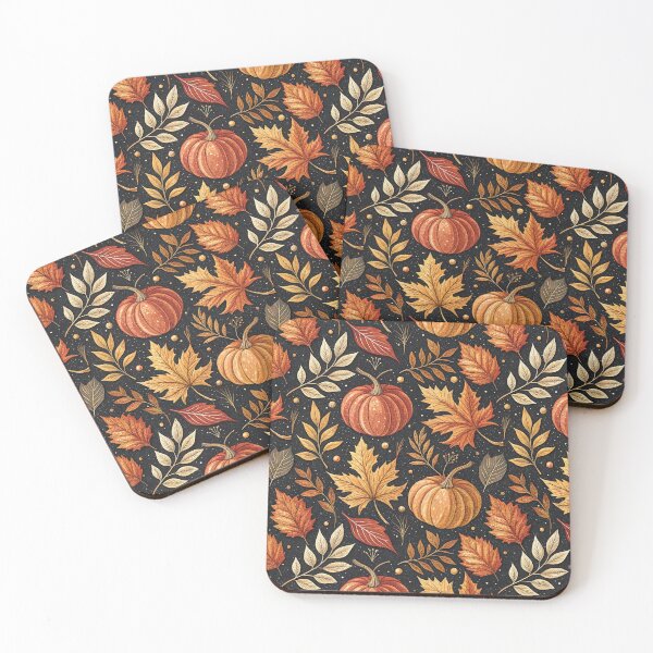 Item preview, A cozy and whimsical seamless pattern design for autumn designed and sold by Merrylands Artshop.