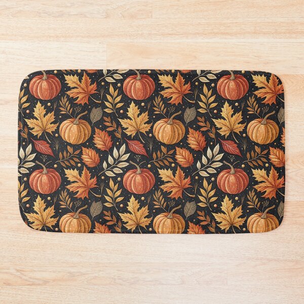 Item preview, A cozy and whimsical seamless pattern design for autumn designed and sold by Merrylands Artshop.