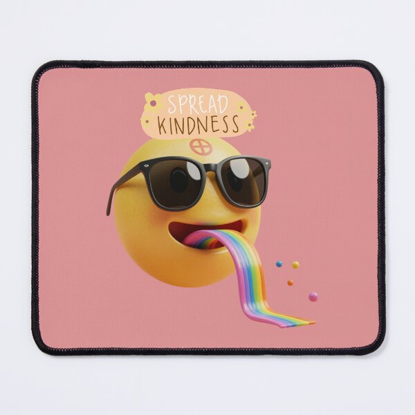 Item preview, smiley face emoji with rainbow classic tshirt designed and sold by anandsiva2703.