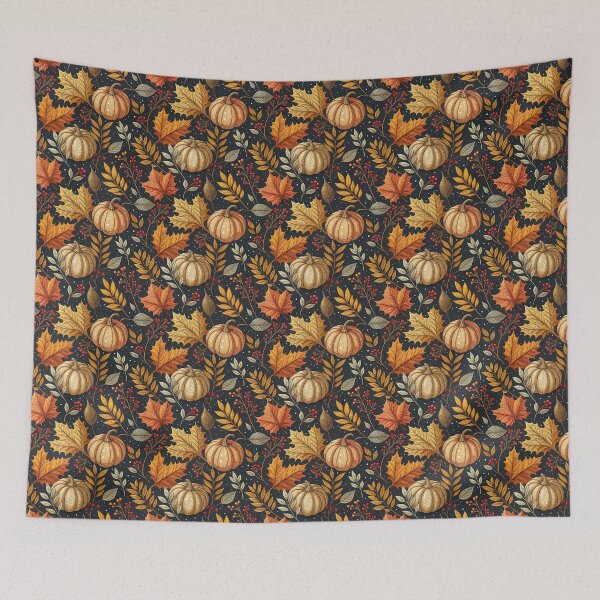 Item preview, A cozy and whimsical seamless pattern design for fall designed and sold by Merrylands Artshop.