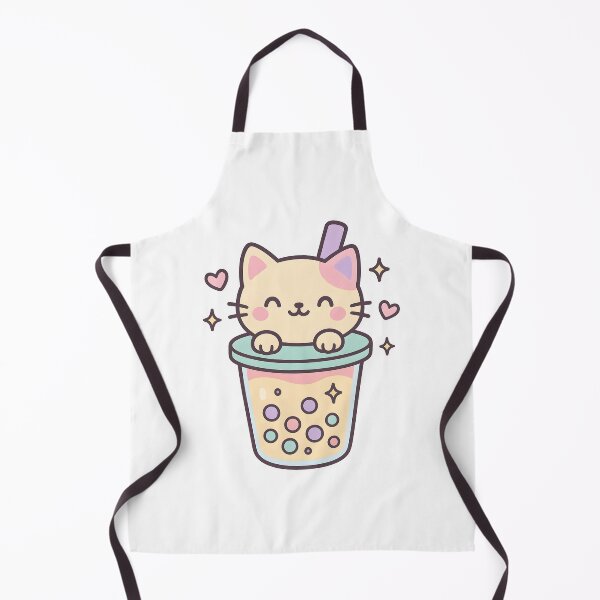 Item preview, Cute boba aestheic cat designed and sold by boredbiotic.