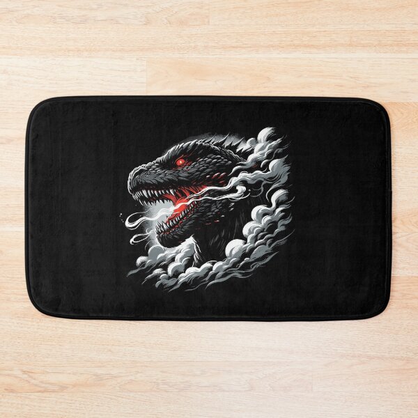 Item preview, Ferocious Fire-Breathing Dragon Head Emerging from Smoke designed and sold by beast-net.