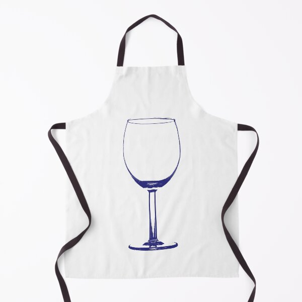Item preview, Empty Wine Glass in Blue designed and sold by Type, Wine, etc..