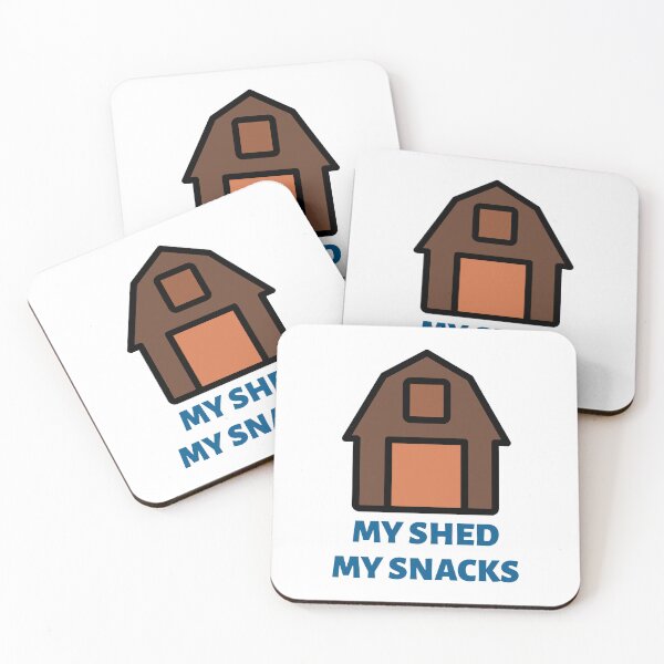 Item preview, My Shed My Snacks designed and sold by Shiba-Wood.