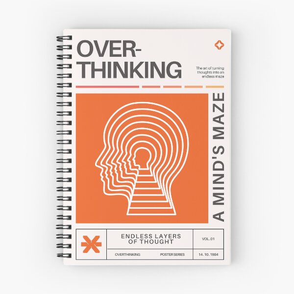 Item preview, Overthinking – Minimalist Abstract Head Layers designed and sold by MurellosArt.