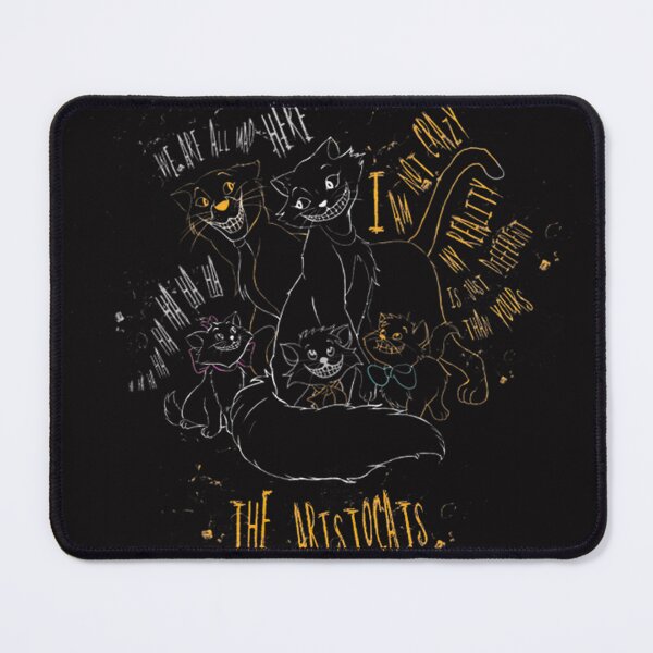 Item preview, Mad Felines Reality Quote Sketch Art designed and sold by VenettaDesena.