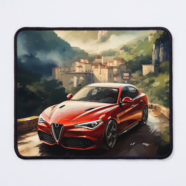 Item preview, Serpentine Mountain Road Leads This Sporty Car To Adventure designed and sold by RevUpDesign.