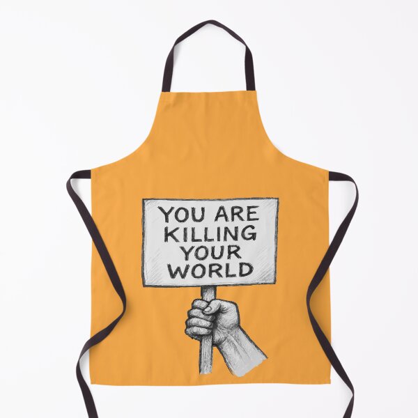 Aperçu de l'œuvre Manifestation d'avertissement pour l'environnement et le climat créée et vendue par Sarcastic designs.