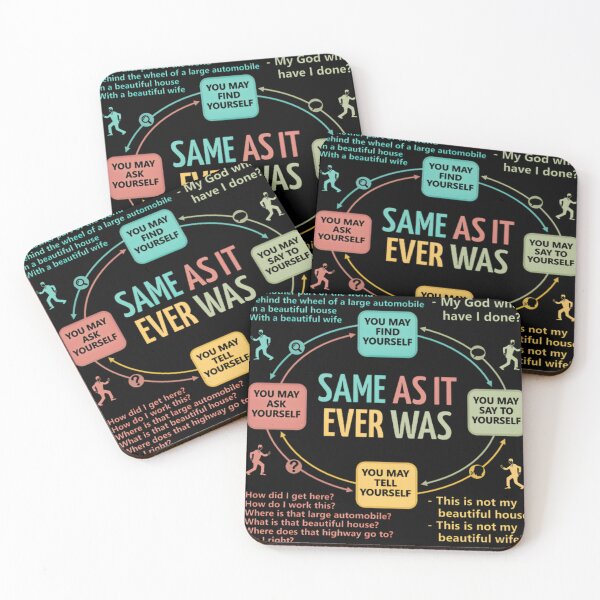 Item preview, Talking Heads Once in a Lifetime Flowchart | Same As It Ever Was Music Art designed and sold by NeilLeuschke.