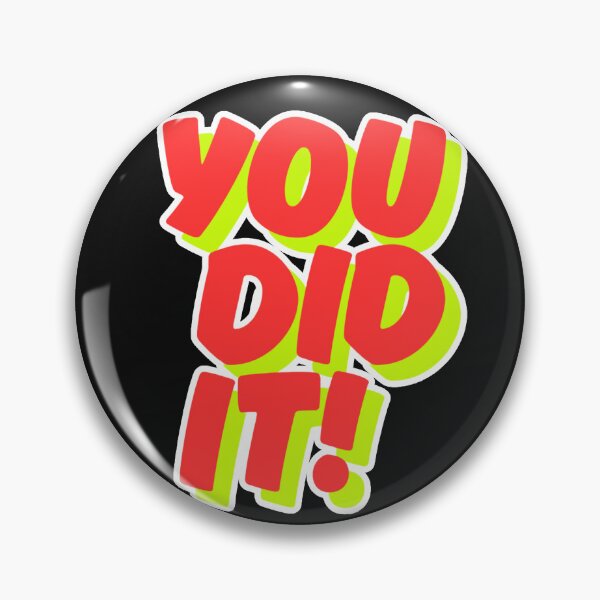 Item preview, You Did It- Motivational Quote for daily inspiration. designed and sold by Vibezo.