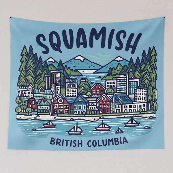 Item preview, Squamish British Columbia Canada  designed and sold by HowToCanadian.