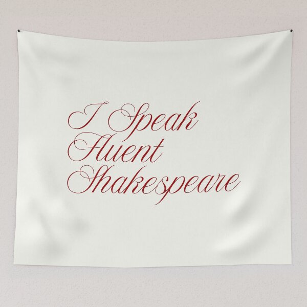 Item preview, I speak fluent Shakespeare  designed and sold by SWETA HALDER.