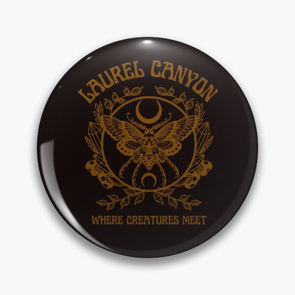 Item preview, Laurel Canyon - Where creatures meet - brown print designed and sold by retropetrol.