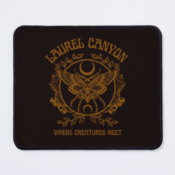Item preview, Laurel Canyon - Where creatures meet - brown print designed and sold by retropetrol.