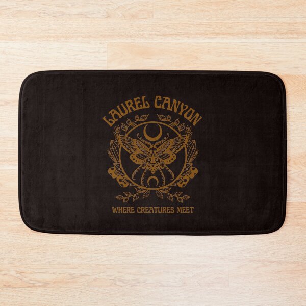 Item preview, Laurel Canyon - Where creatures meet - brown print designed and sold by retropetrol.