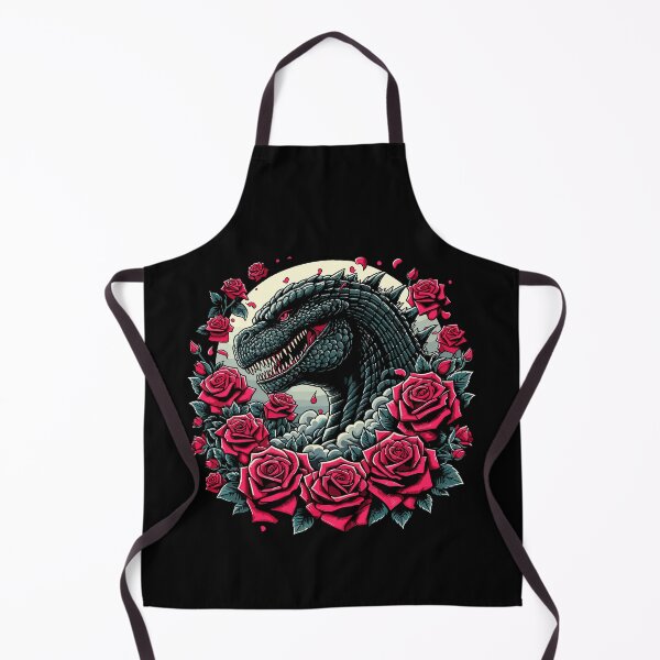 Item preview, Ferocious Dragon Surrounded by Red Roses and Falling Petals designed and sold by beast-net.