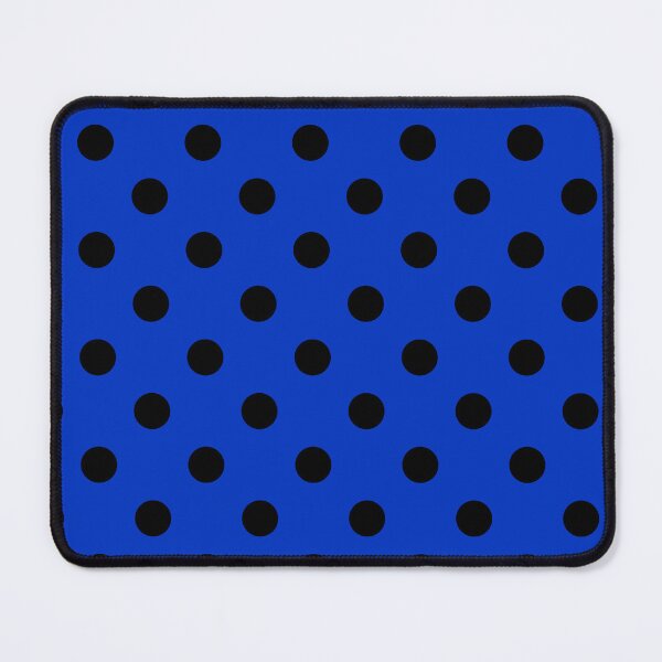 Item preview, Black Polka Dots On Cobalt Blue designed and sold by POLKAIWERX.