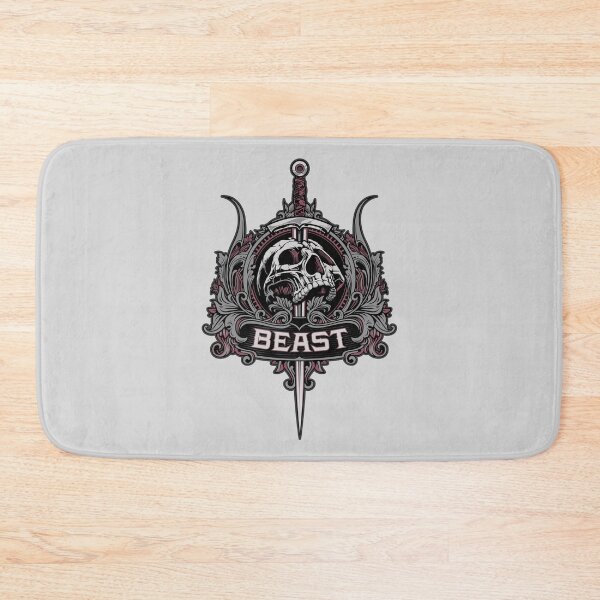 Item preview, Beast Skull Sword Art – Dark Fantasy Gothic Print for Heavy Metal & Warrior Fans designed and sold by DreamFlux.