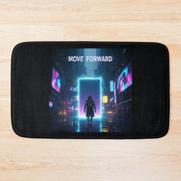 Item preview, Moving Forward in a Cyberpunk City designed and sold by SplashTastic.